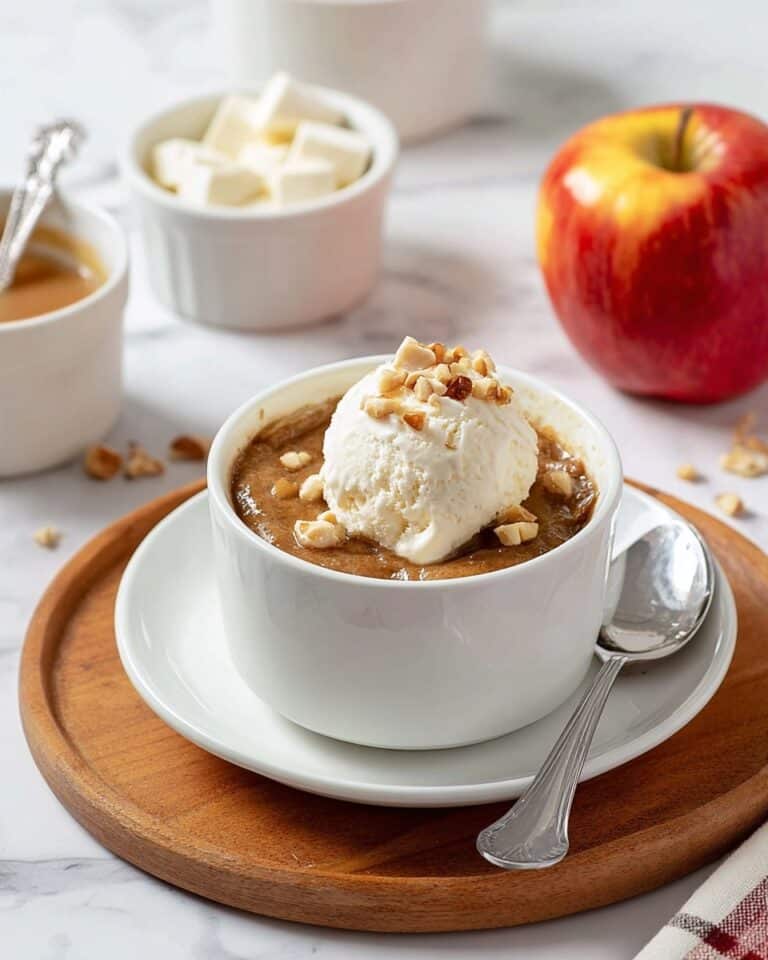 Warm Apple Mug Cake Recipe