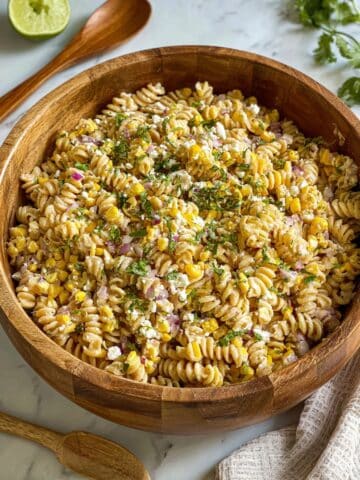 Elote Pasta Salad (Mexican Street Corn) Recipe