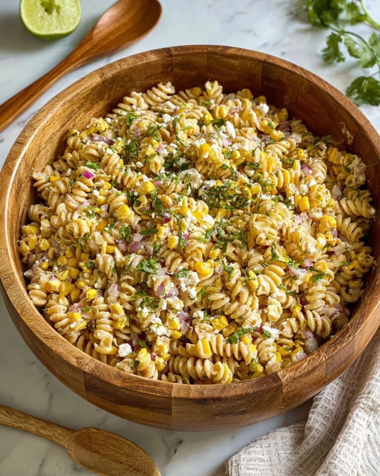 Elote Pasta Salad (Mexican Street Corn) Recipe