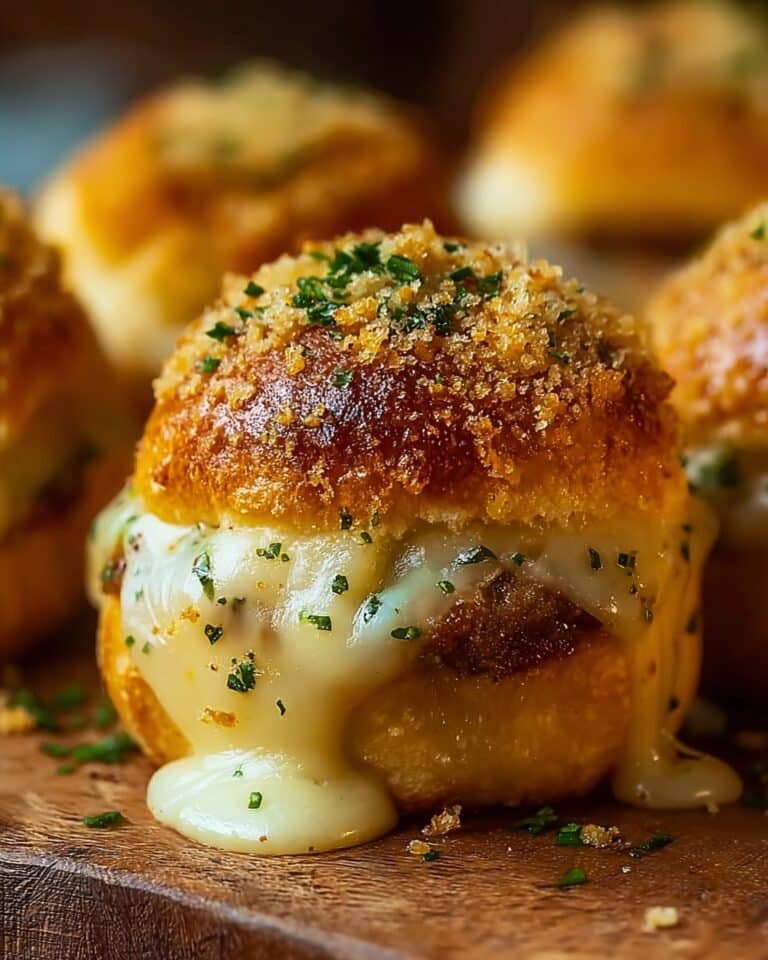 Garlic Parmesan Cheeseburger Bombs Recipe