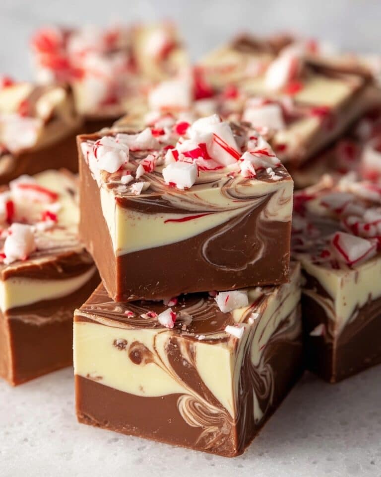 Peppermint Swirl Fudge Recipe
