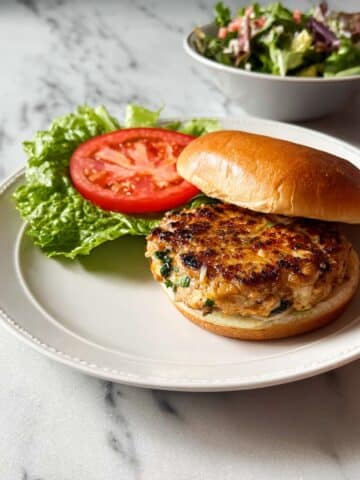 Chicken Feta and Spinach Burgers Recipe