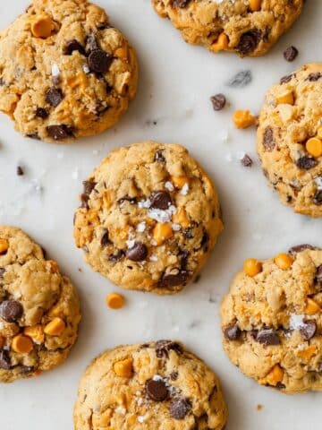 Butterscotch Chocolate Chip Cookies with Brown Butter and Flaky Sea Salt Recipe