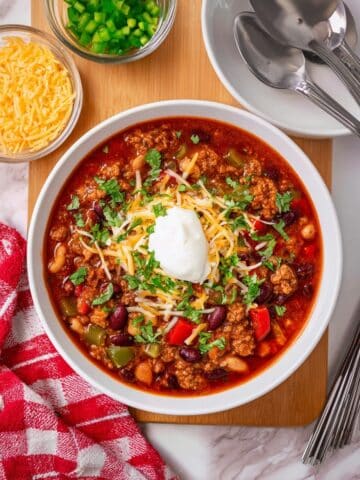 Crockpot Turkey Chili Recipe