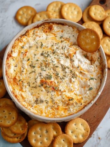 Cheesy Hot Crab Dip Recipe
