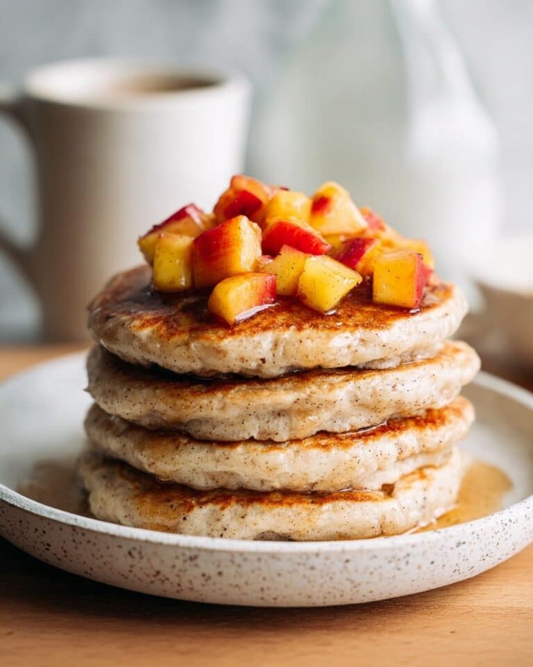 Apple Cinnamon Pancakes with Sautéed Apples and Yogurt Topping Recipe