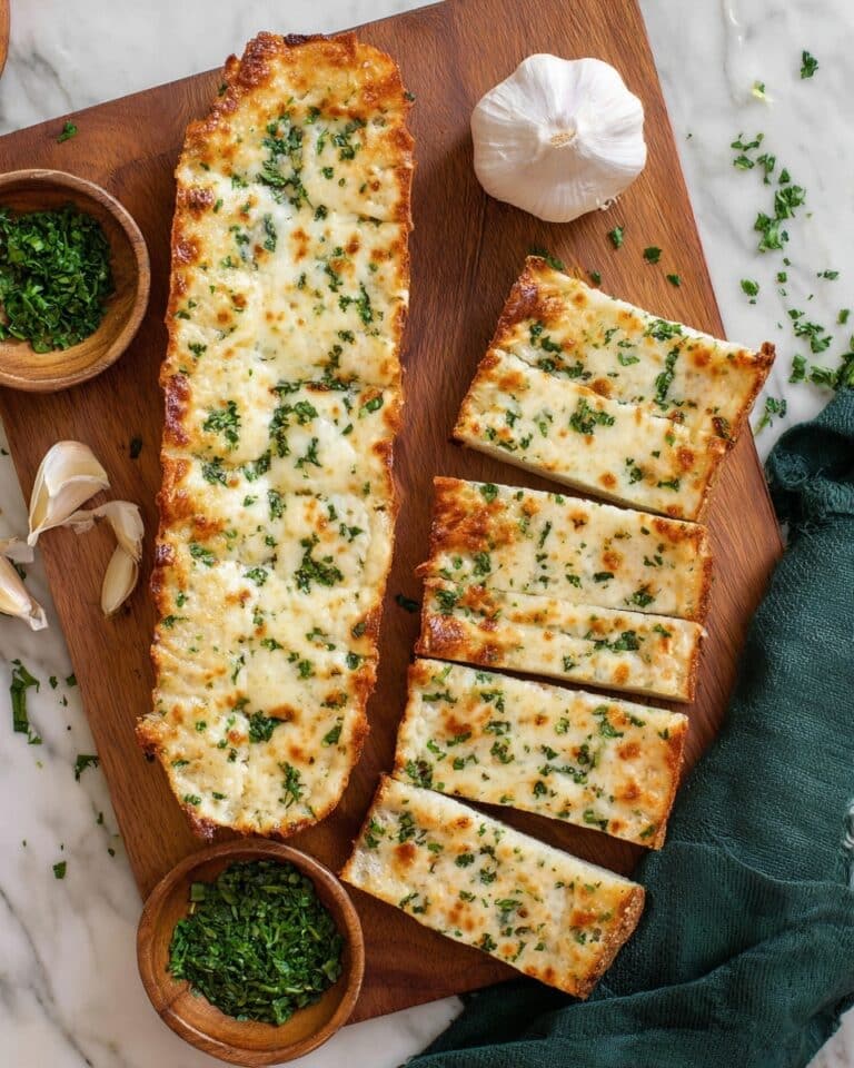 Cheesy Garlic Bread Recipe