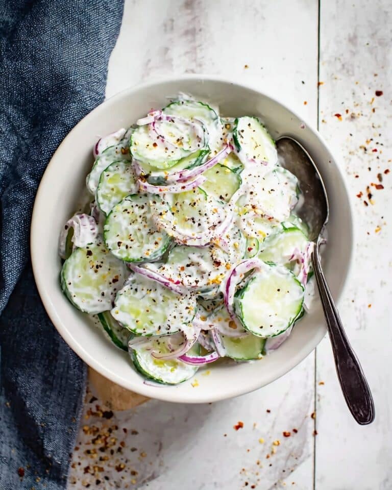 Cucumber Everything Bagel Salad Recipe