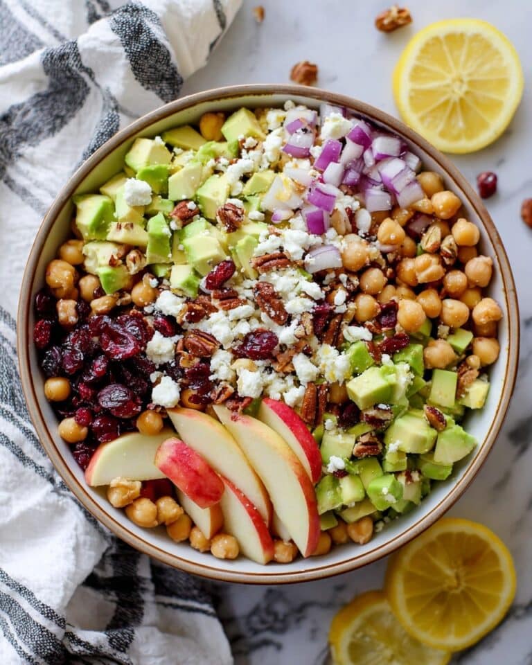 Feta & Cranberry Chickpea Salad Recipe