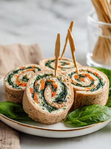 Spinach Dip Pinwheels Recipe