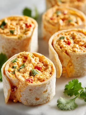 Chicken Enchilada Roll Ups Recipe