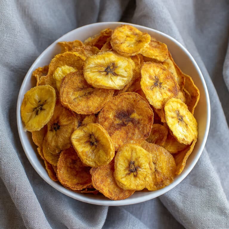 Air Fryer Cinnamon Banana Chips Recipe