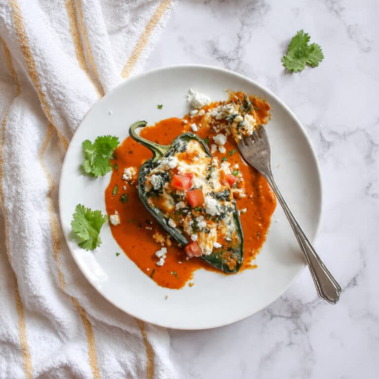 Baked Chile Relleno with Corn, Green Chiles, and Melty Cheese Recipe