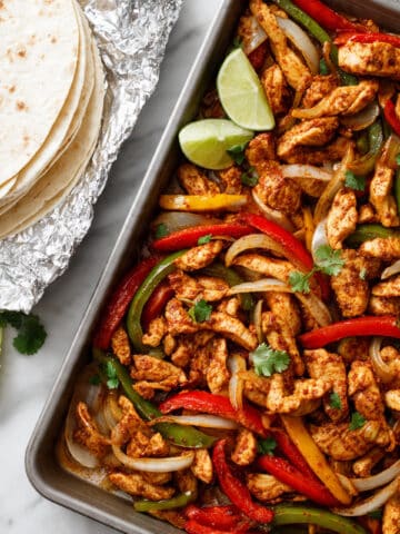 Sheet Pan Chicken Fajitas Recipe