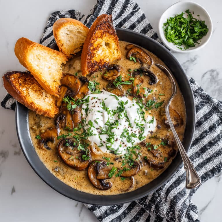 Hungarian Mushroom Soup Recipe