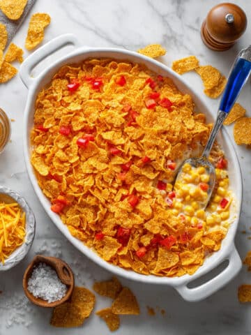 Cheesy Hot Honey Corn Dip Recipe
