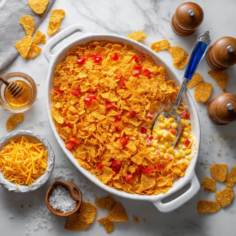 Cheesy Hot Honey Corn Dip Recipe