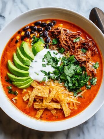 Creamy Chicken Tortilla Soup Recipe