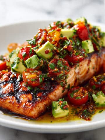 Grilled Salmon with Avocado Salsa Recipe