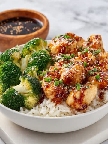 Air Fryer Honey Garlic Salmon Bites Recipe