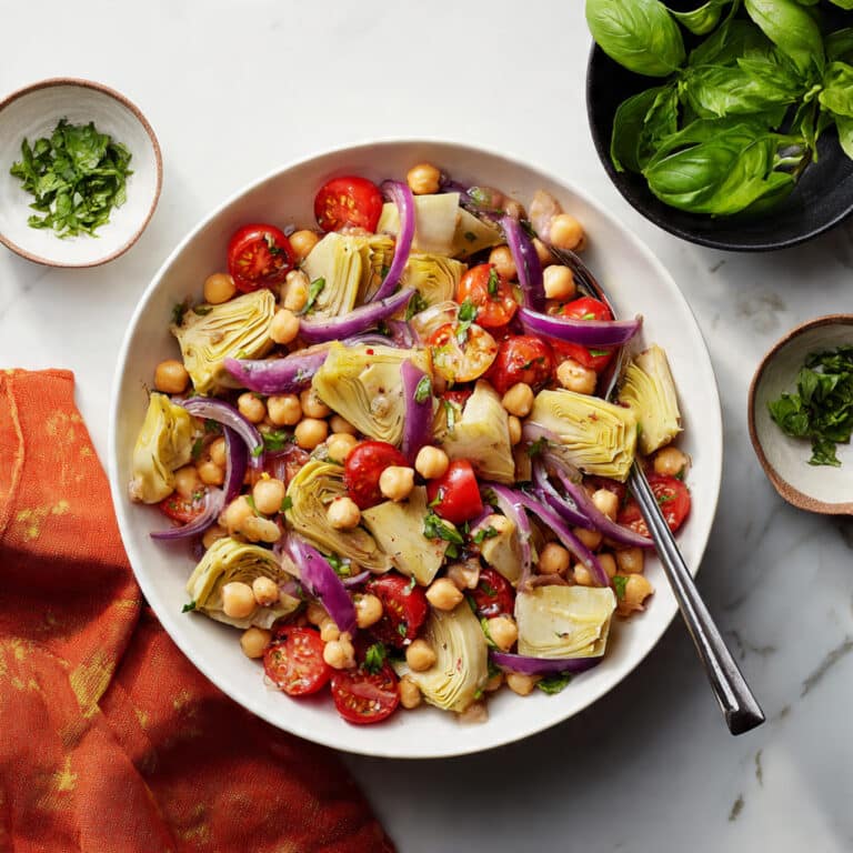 Tuscan Artichoke Tomato Salad Recipe