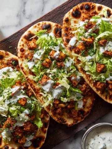 Sheet Pan Chicken Pitas with Herby Ranch Recipe