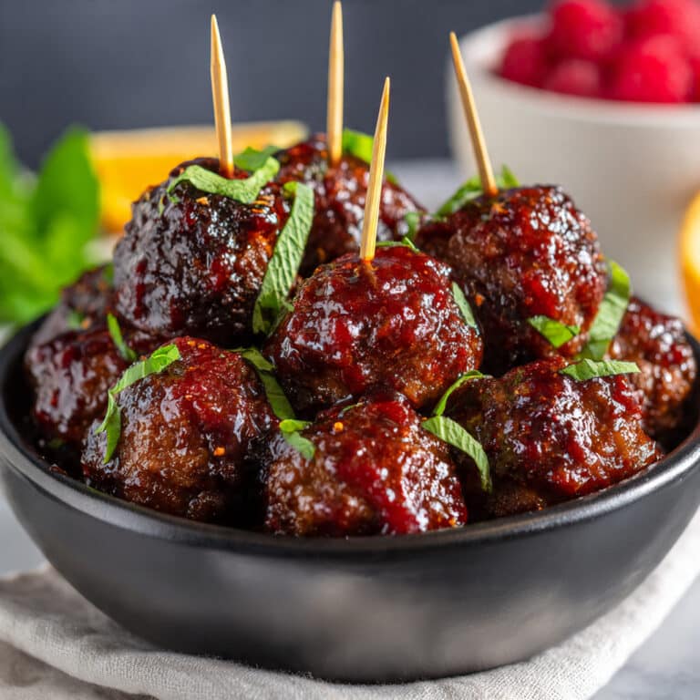 Cranberry BBQ Meatballs Recipe