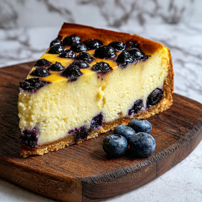 Flourless Protein Cake with Blueberries Recipe