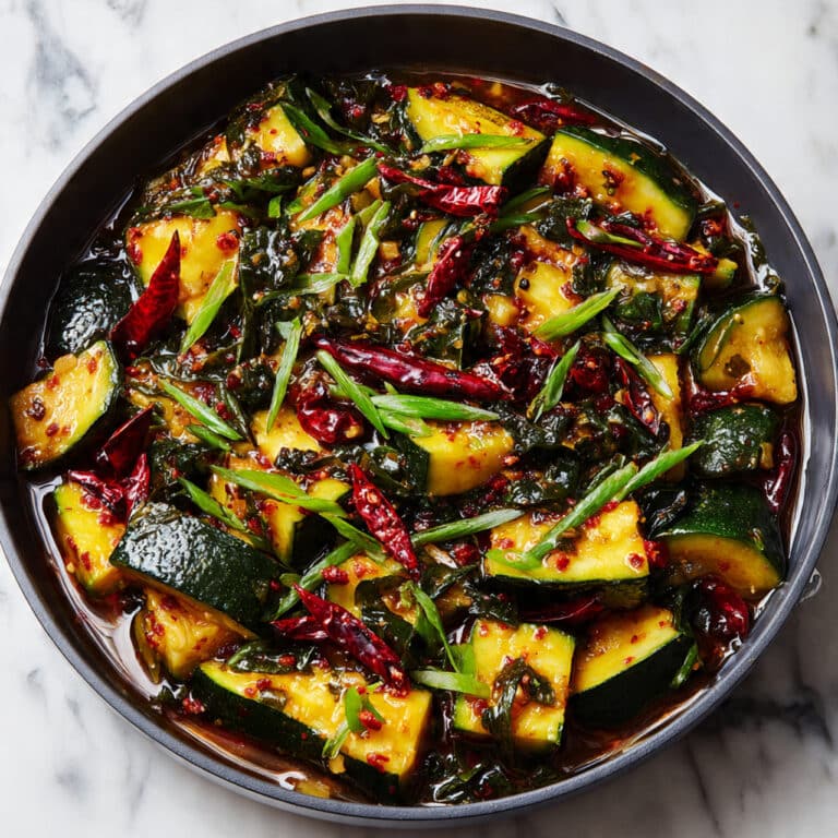 Spicy Garlic Soy Sauce Zucchini Stir-Fry Recipe
