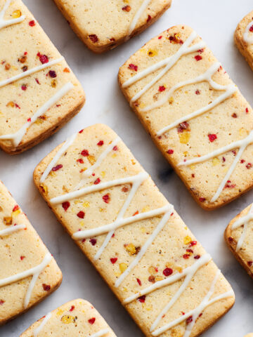 Orange Cranberry Shortbread Cookies Recipe