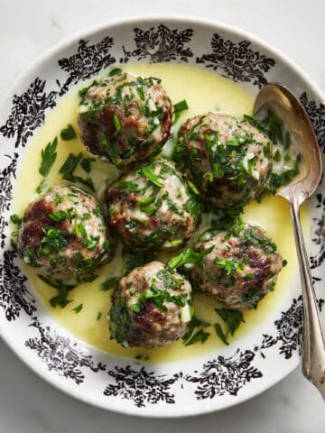 Greek Meatballs in Lemon Sauce Recipe
