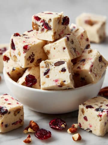 White Chocolate Cranberry Pecan Fudge Recipe