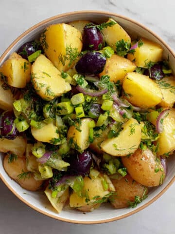 Greek Potato Salad (No Mayo!) Recipe