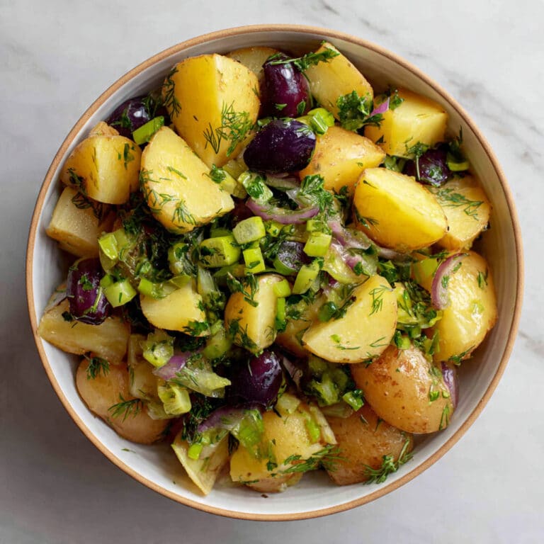 Greek Potato Salad (No Mayo!) Recipe