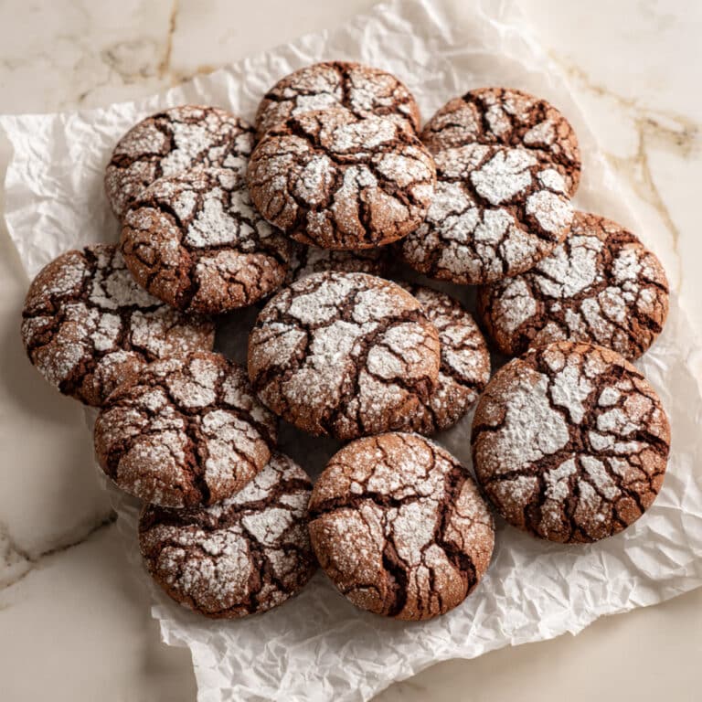 Gingerbread Crinkle Cookies Recipe