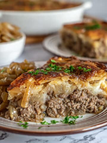 French Onion Meatloaf with Caramelized Onions and Gruyère Recipe