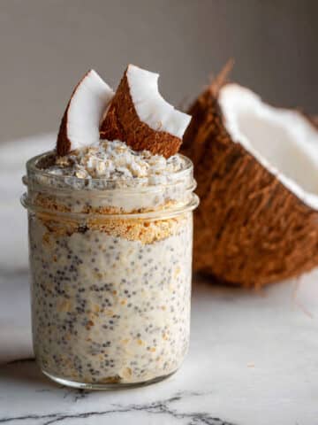 Coconut Cream Pie Overnight Oats Recipe