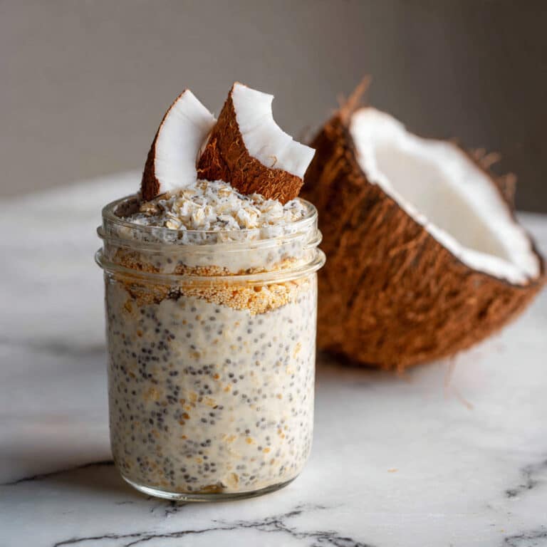 Coconut Cream Pie Overnight Oats Recipe