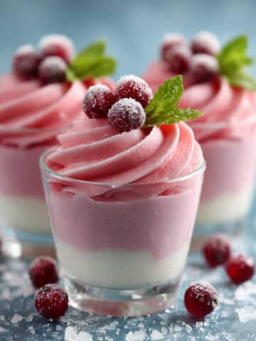 Cranberry Mousse Cups Recipe