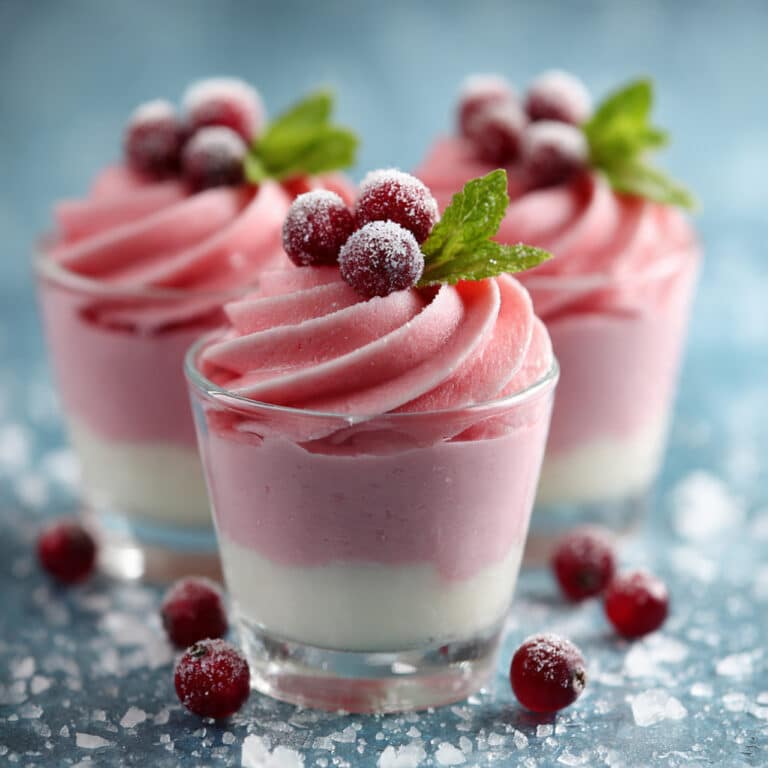 Cranberry Mousse Cups Recipe