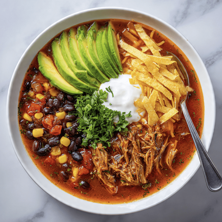 Creamy Chicken Tortilla Soup Recipe