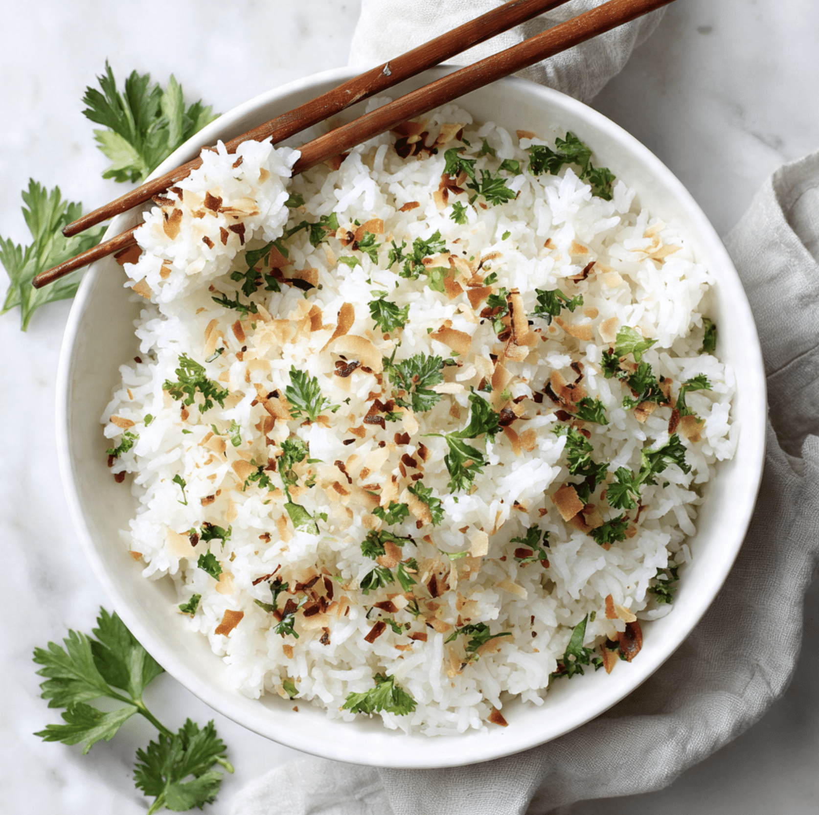 Easy Coconut Rice Recipe: Creamy and Fluffy Side Dish in 30 Minutes Recipe