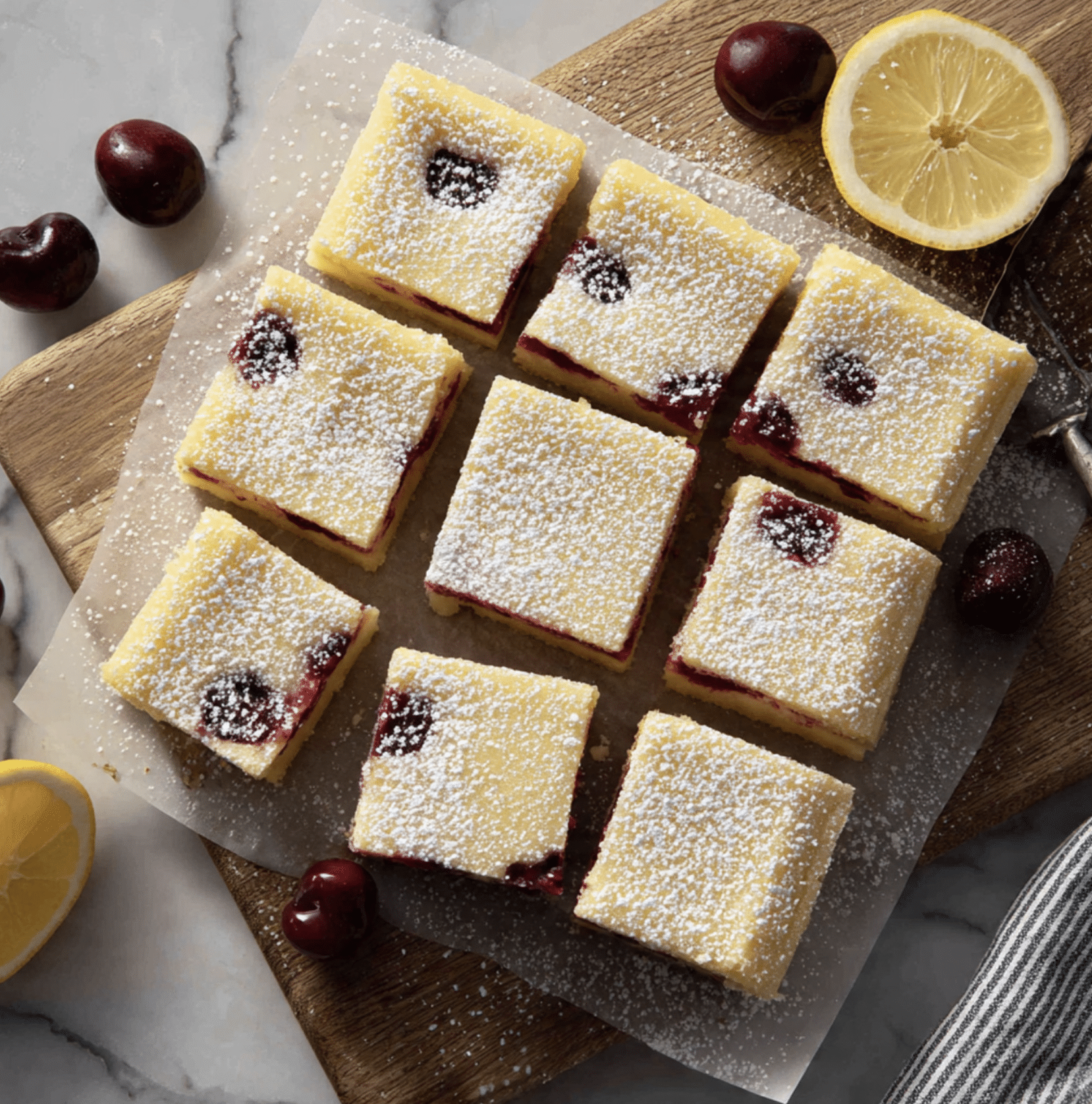 Cranberry Lemon Bars Recipe
