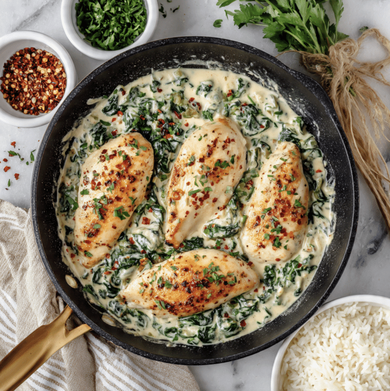 Spinach Artichoke Chicken Skillet Recipe