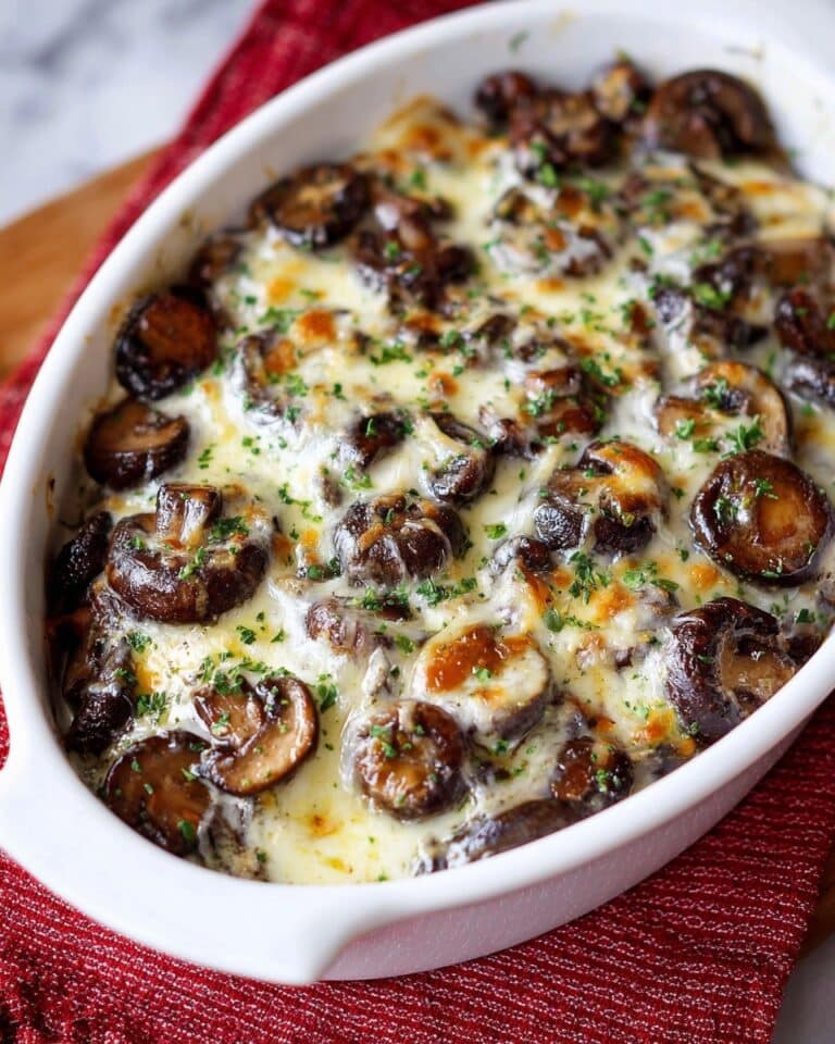 Cheesy Mushroom Casserole Recipe