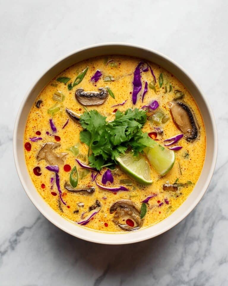 Thai Coconut Soup with Lemongrass, Ginger, and Chili Paste Recipe