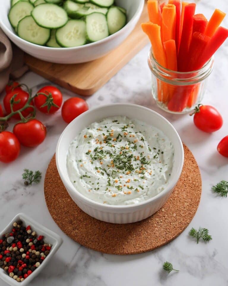 Creamy High Protein Cottage Cheese Dip with Herbs Recipe