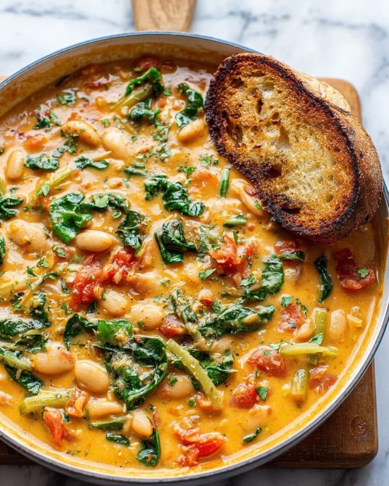 Creamy Tomato White Bean Stew Recipe