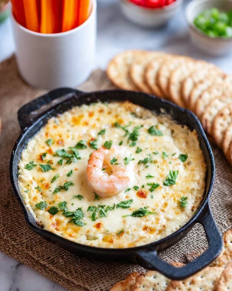 Cheesy Crab & Shrimp Dip Recipe
