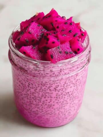 The Most Delicious 3 Ingredient Dragonfruit Chia Pudding Recipe